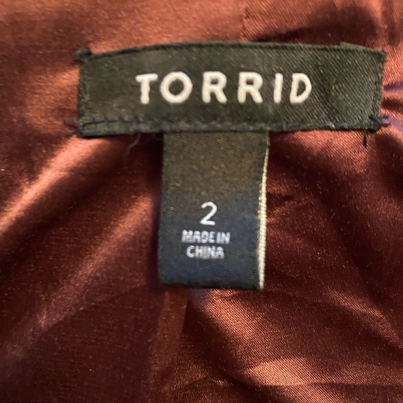 Torrid Faux Fur Sherpa Cropped Jacket Size 2 - Picture 7 of 10